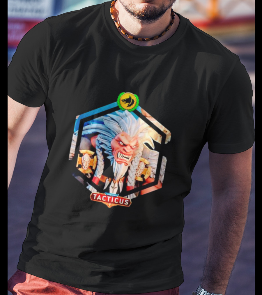 Warhammer 40000 Tacticus Space Iconic Character Emblem T-Shirt