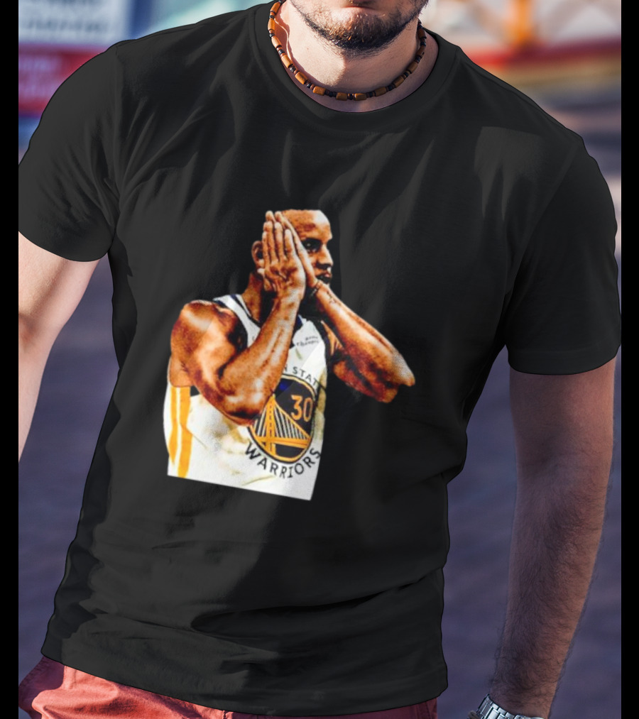 Golden State Warriors Stephen Curry Celebration Fan T-Shirt