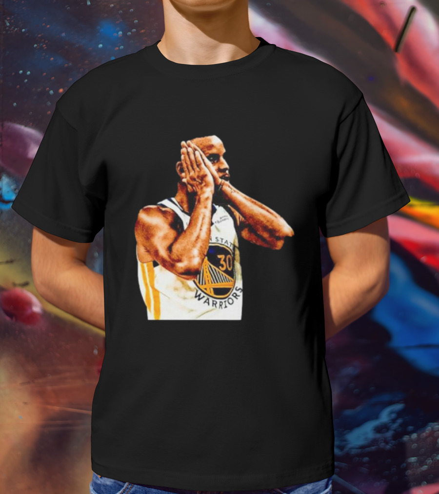 Golden State Warriors Stephen Curry Celebration Fan T-Shirt