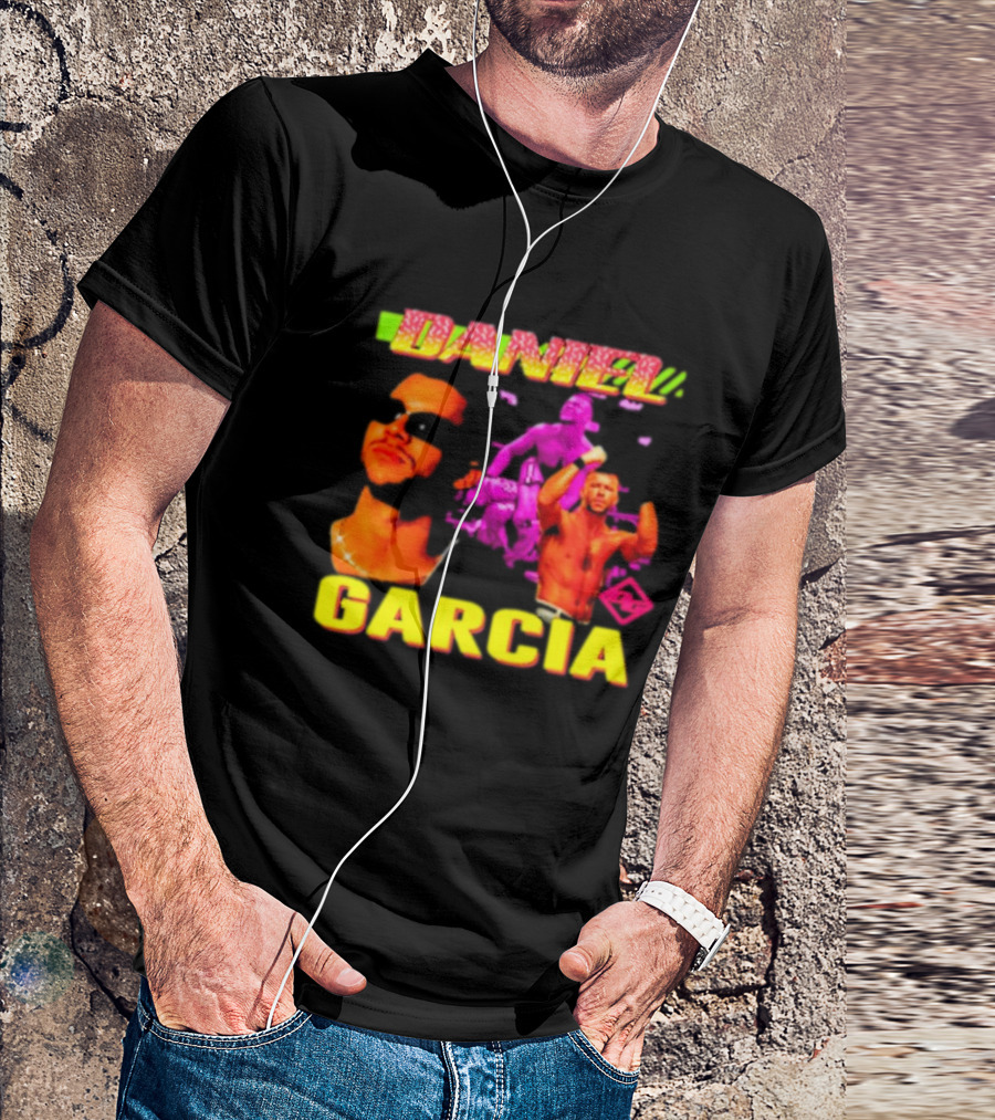 Daniel Garcia Neon Style Wrestling Action T-Shirt