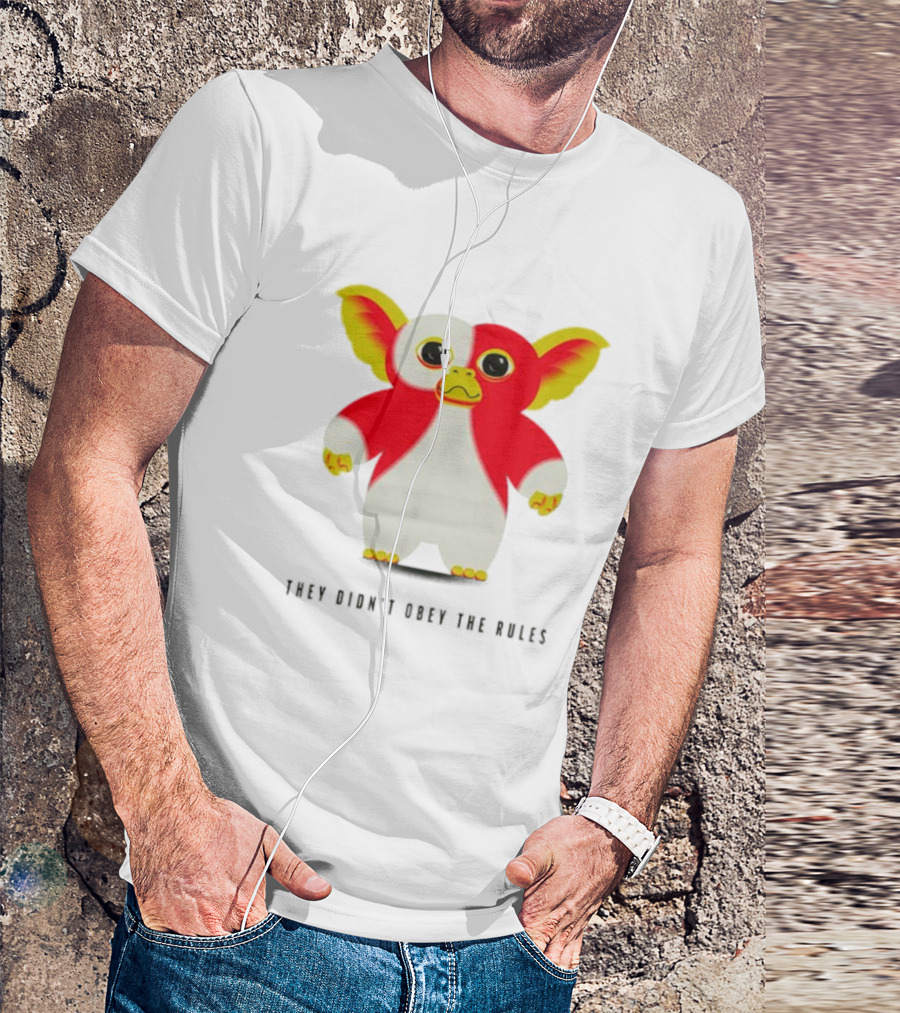 Gremlins They Didn't Obey The Rules Red And Yellow Creature T-Shirt