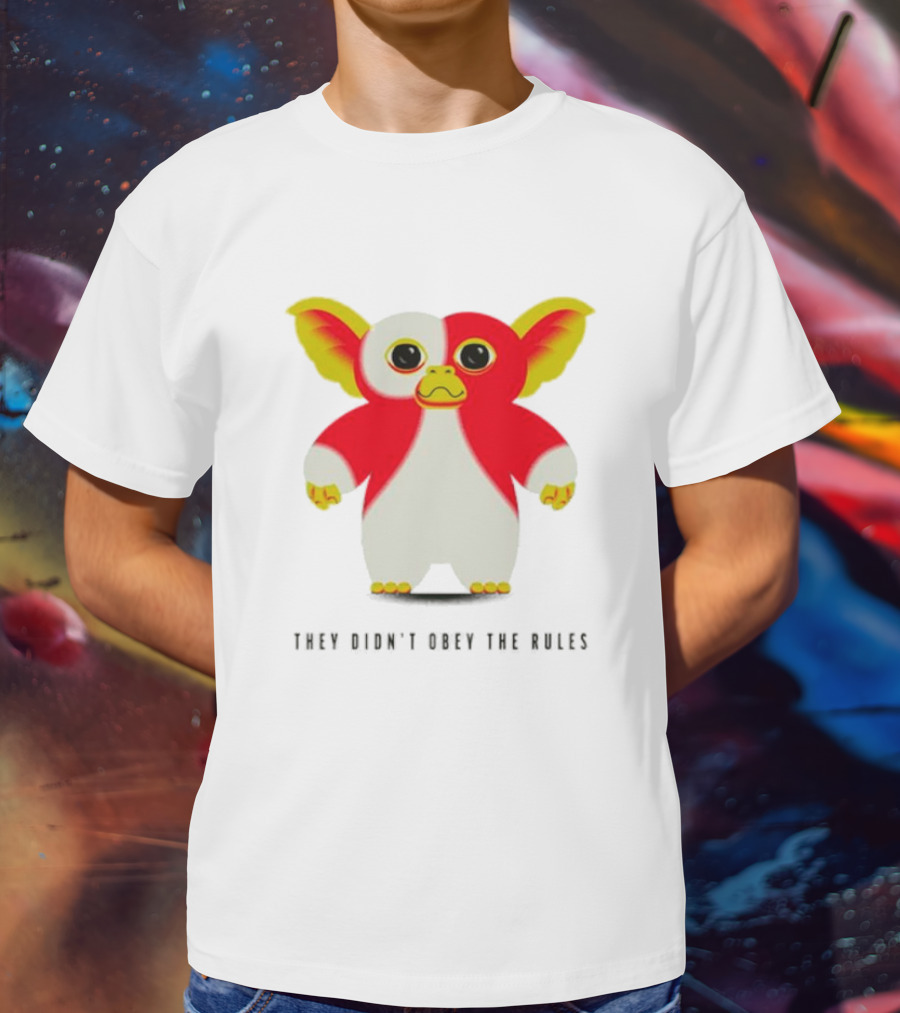 Gremlins They Didn't Obey The Rules Red And Yellow Creature T-Shirt