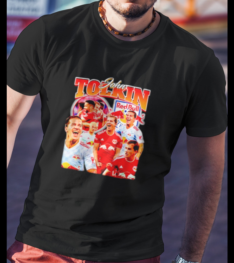 John Tolkin Red Bull Soccer Bootleg T-Shirt