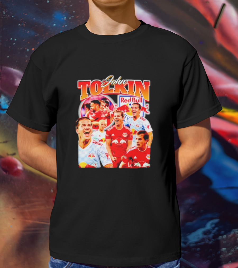 John Tolkin Red Bull Soccer Bootleg T-Shirt