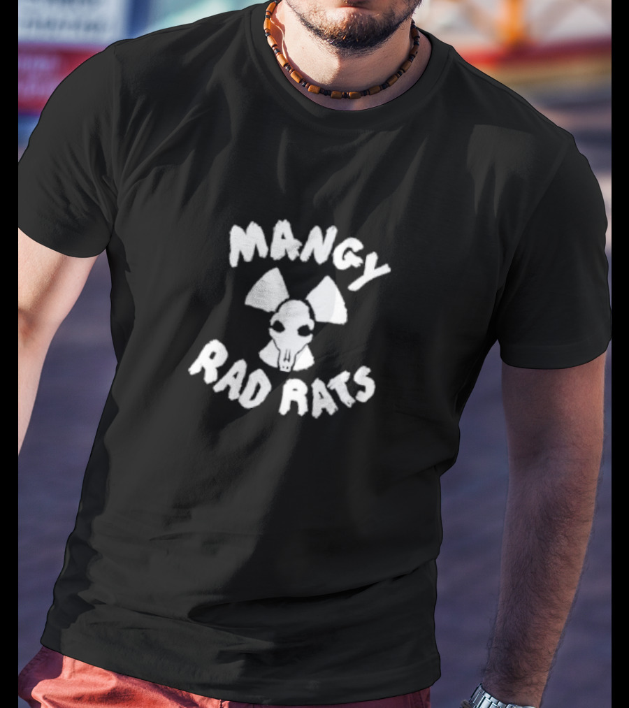 Mangy Rad Rats Skull Radiation T-Shirt