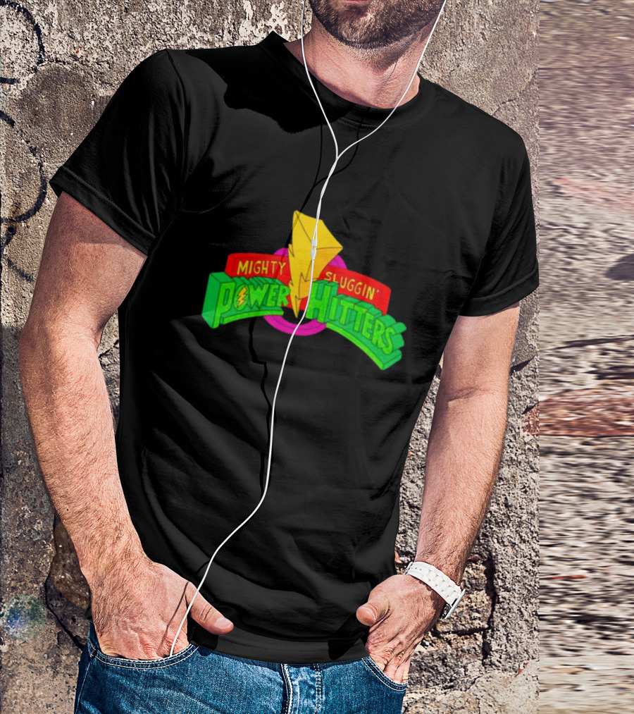 Mighty Sluggin’ Power Hitters Lightning Bolt T-Shirt