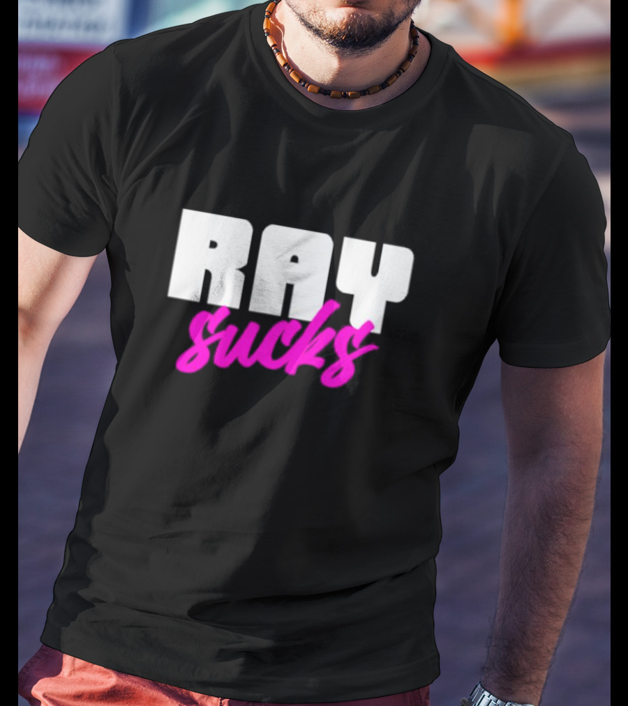 RAY SUCKS Bold Pink T-Shirt
