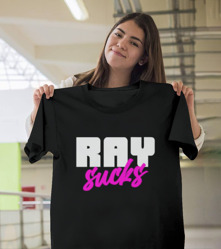 RAY SUCKS Bold Pink T-Shirt