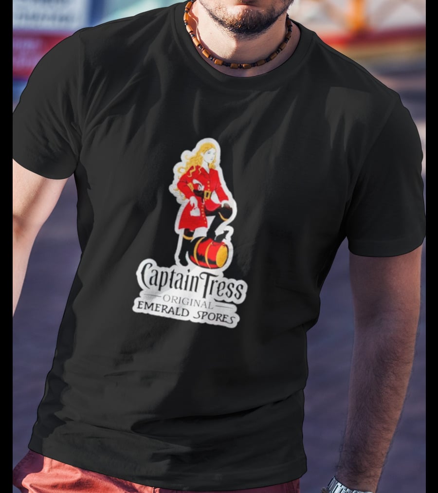 Captain Tress Original Emerald Spores T-Shirt