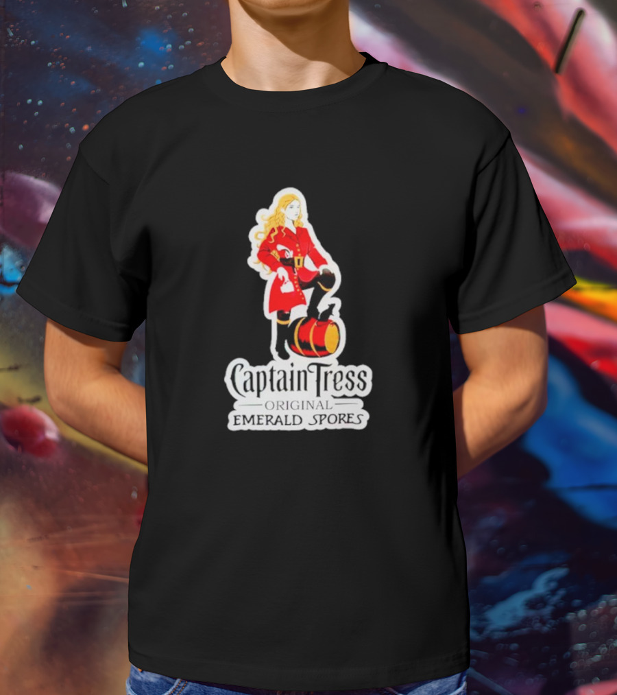 Captain Tress Original Emerald Spores T-Shirt