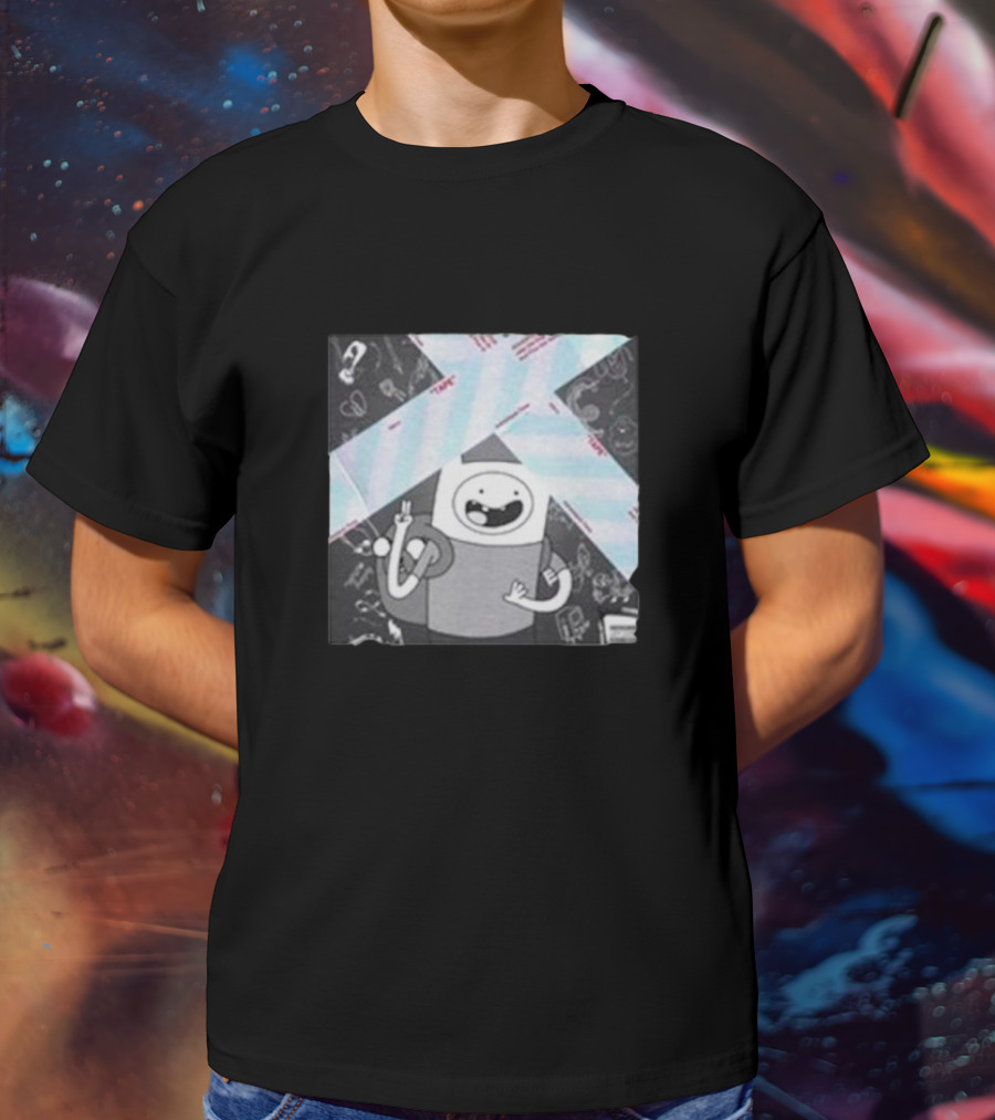 Flinn X Uzi Animated Character Crossover Mashup T-Shirt