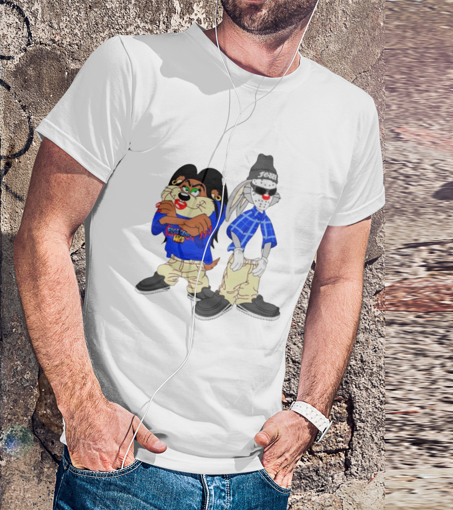 Foos Gone Wild Fooneytunez Cartoon Style Characters T-Shirt
