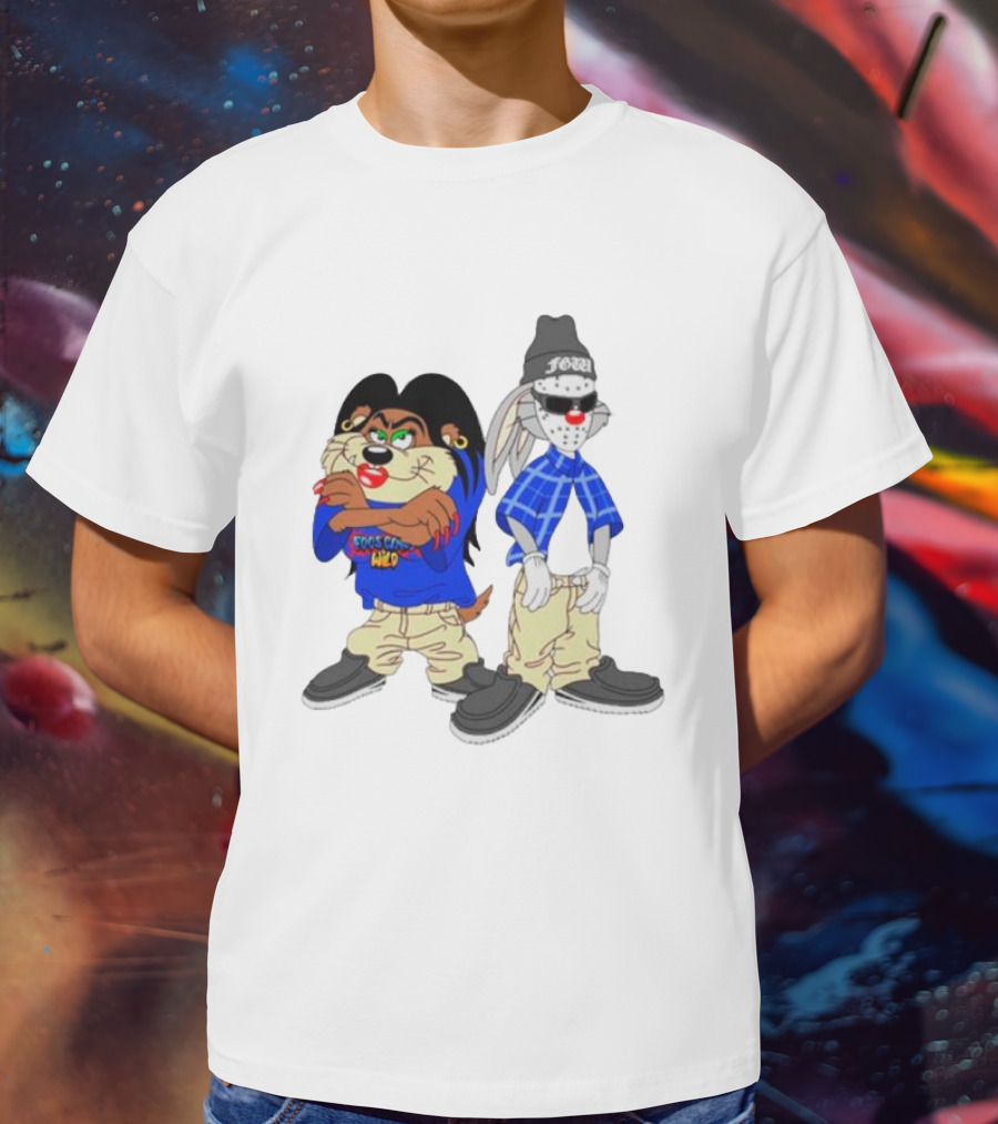 Foos Gone Wild Fooneytunez Cartoon Style Characters T-Shirt