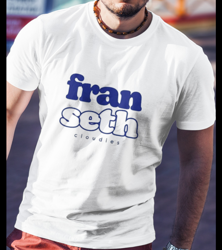 Fran Seth Cloudies Classic Text T-Shirt