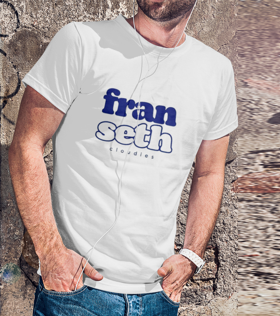Fran Seth Cloudies Classic Text T-Shirt
