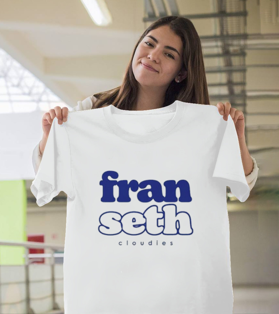 Fran Seth Cloudies Classic Text T-Shirt