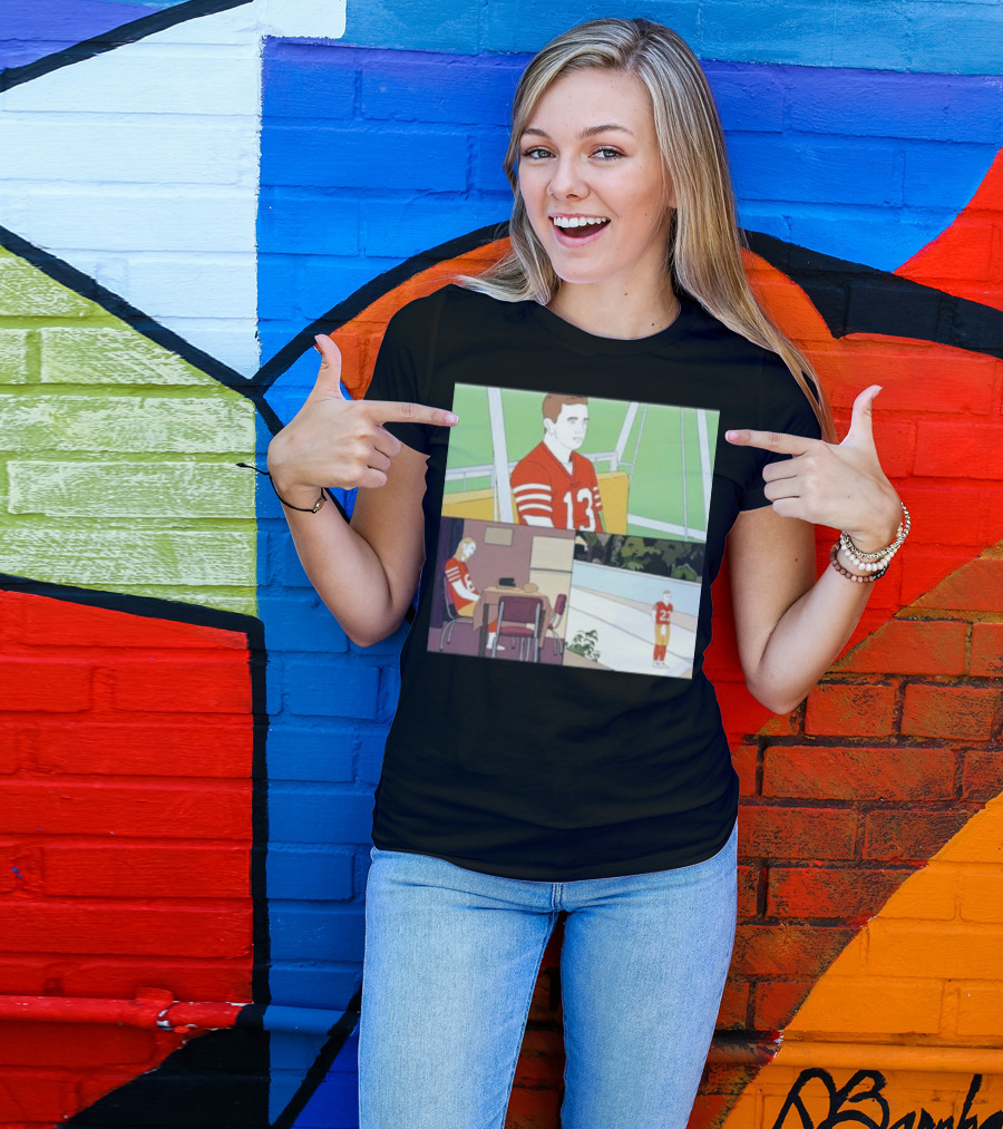 Bye Week Mood Football Reflection Trio T-Shirt