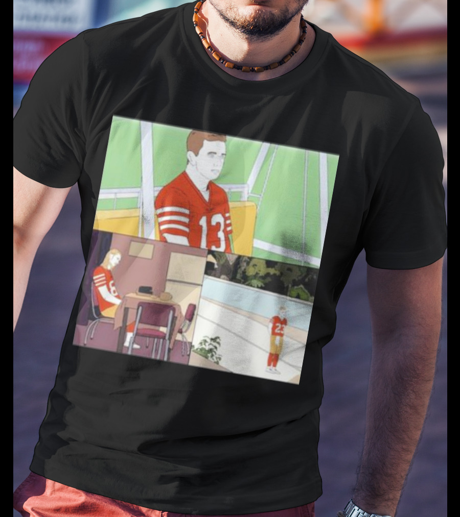 Bye Week Mood Football Reflection Trio T-Shirt