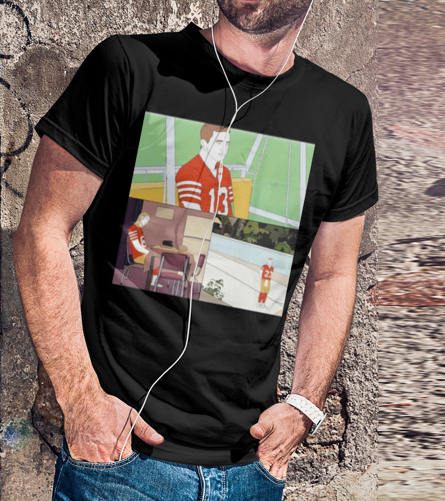 Bye Week Mood Football Reflection Trio T-Shirt