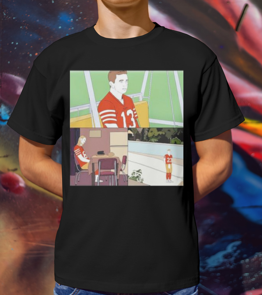 Bye Week Mood Football Reflection Trio T-Shirt