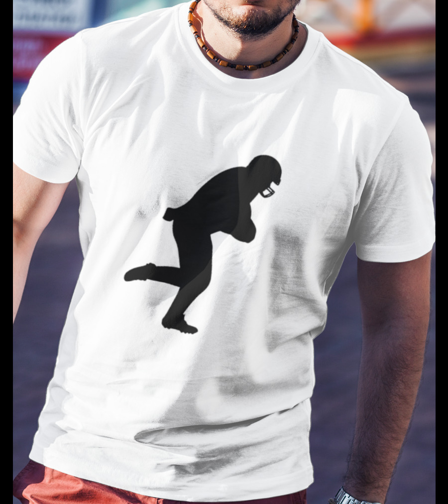 The Legend Of The Cincy Hat Scamper Silhouette Football Player T-Shirt
