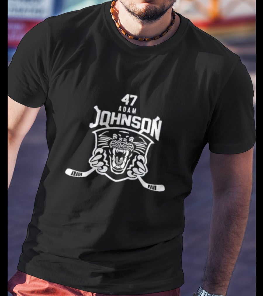 47 Adam Johnson Nottingham Panthers Ice Hockey T-Shirt