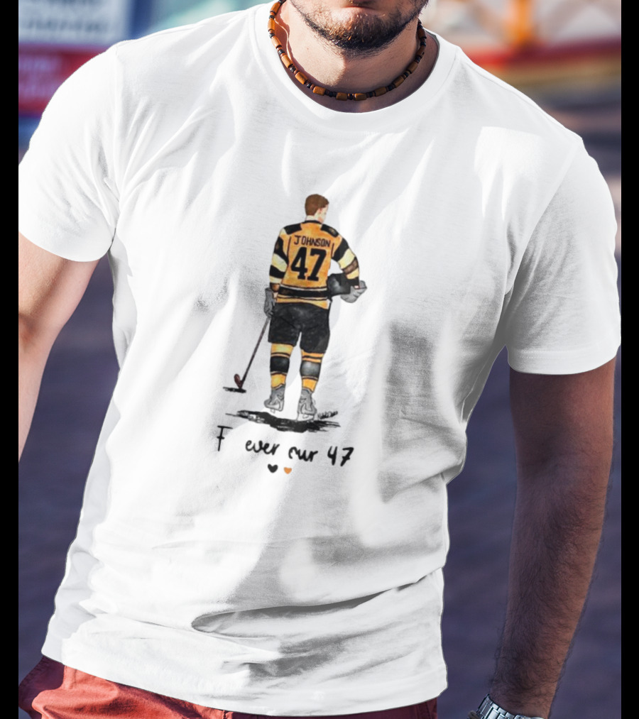 Adam Johnson Forever Our 47 Hockey T-Shirt