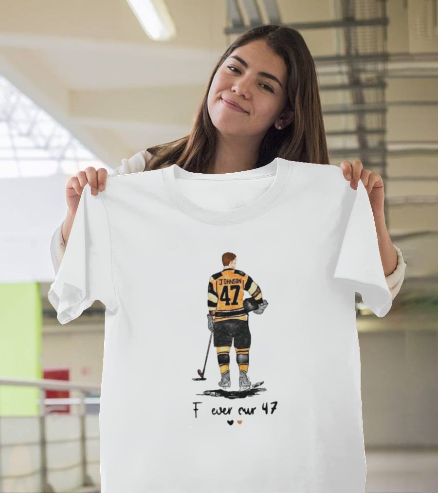 Adam Johnson Forever Our 47 Hockey T-Shirt