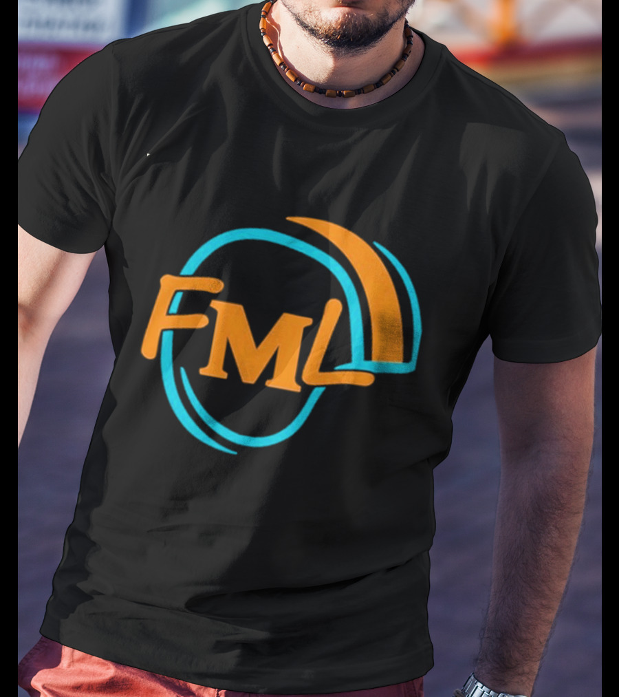 Miami Dolphins Fml Aqua Orange Football T-Shirt