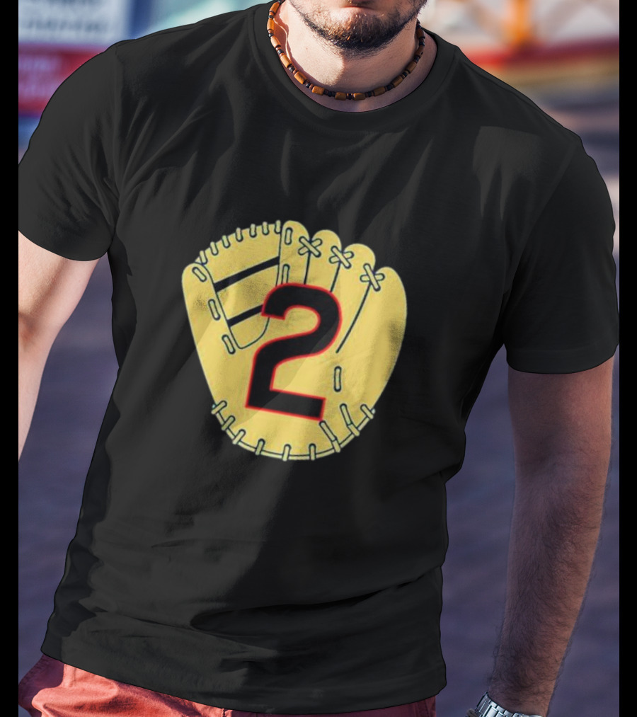 Nico Hoerner Baseball Glove Number 2 T-Shirt