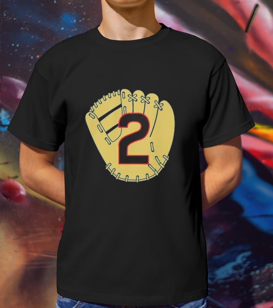 Nico Hoerner Baseball Glove Number 2 T-Shirt
