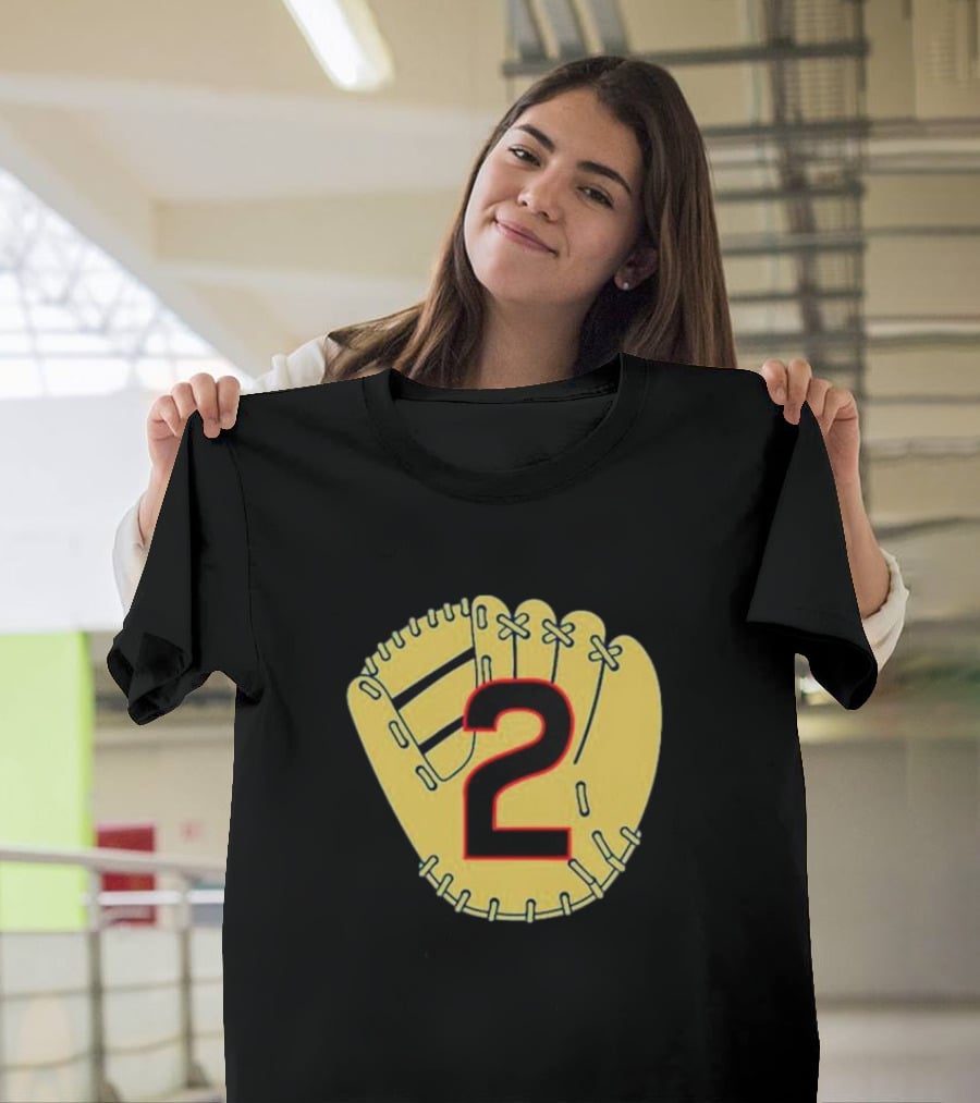 Nico Hoerner Baseball Glove Number 2 T-Shirt