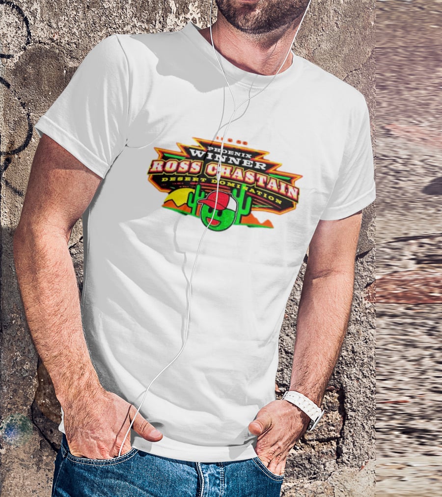 Phoenix Winner Ross Chastain Desert Domination 11.5.22 Cactus And Racing Helmet T-Shirt