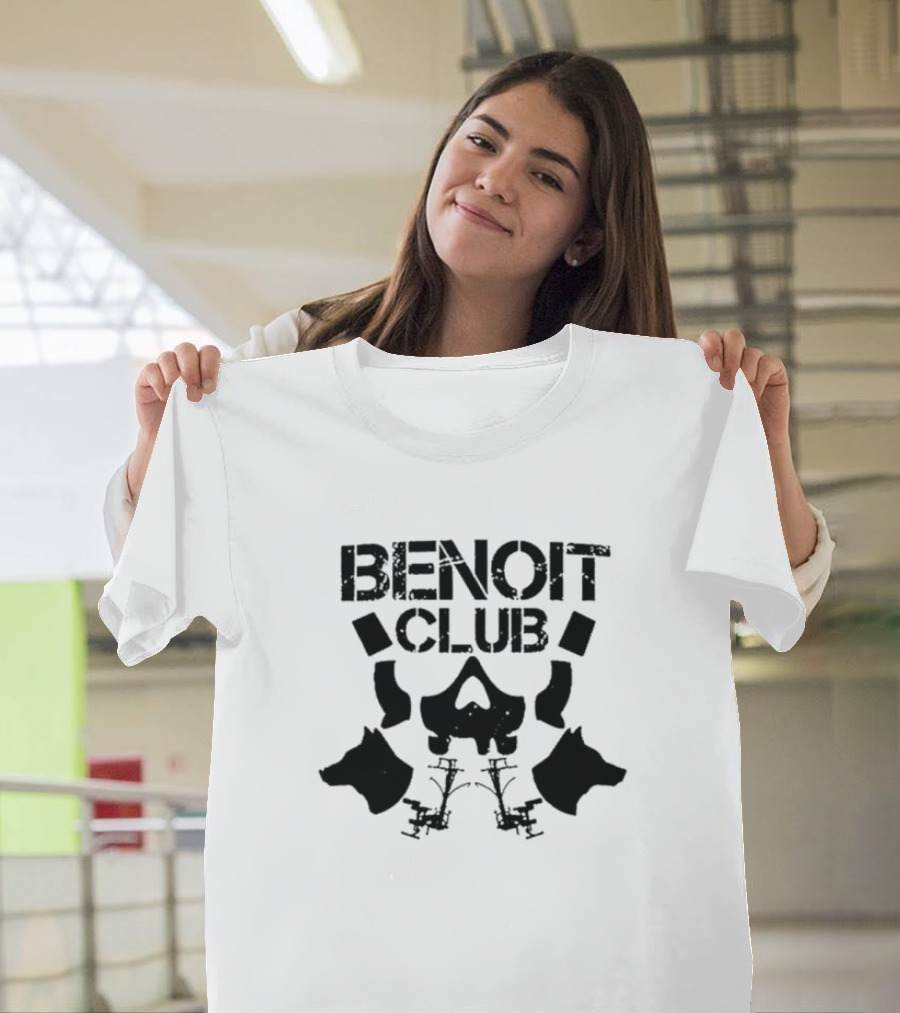 Benoit Club Skull And Wolf T-Shirt