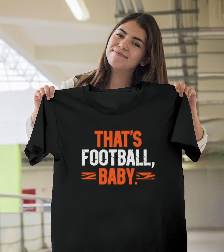 Cincinnati That’s Football Baby Orange T-Shirt