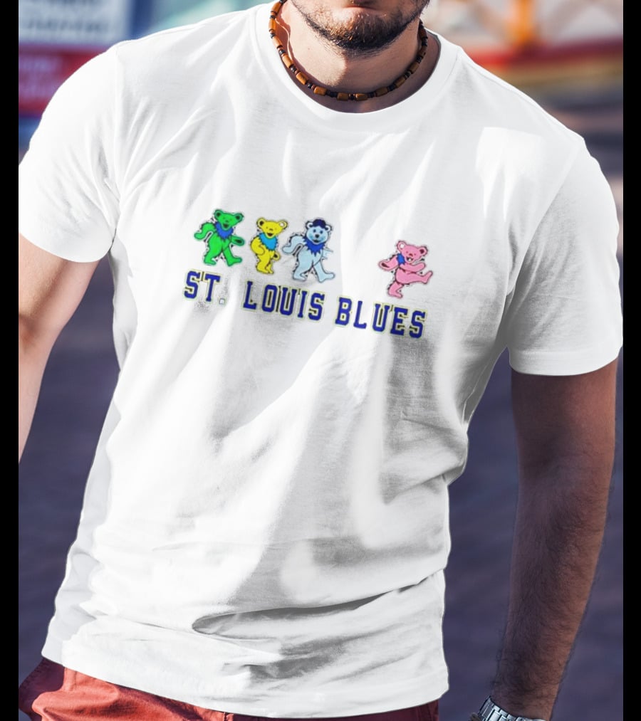 Grateful Dead St. Louis Blues Dancing Bears T-Shirt