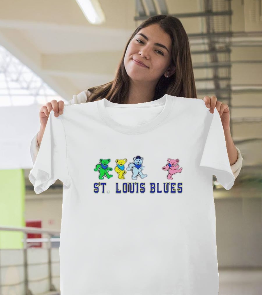 Grateful Dead St. Louis Blues Dancing Bears T-Shirt