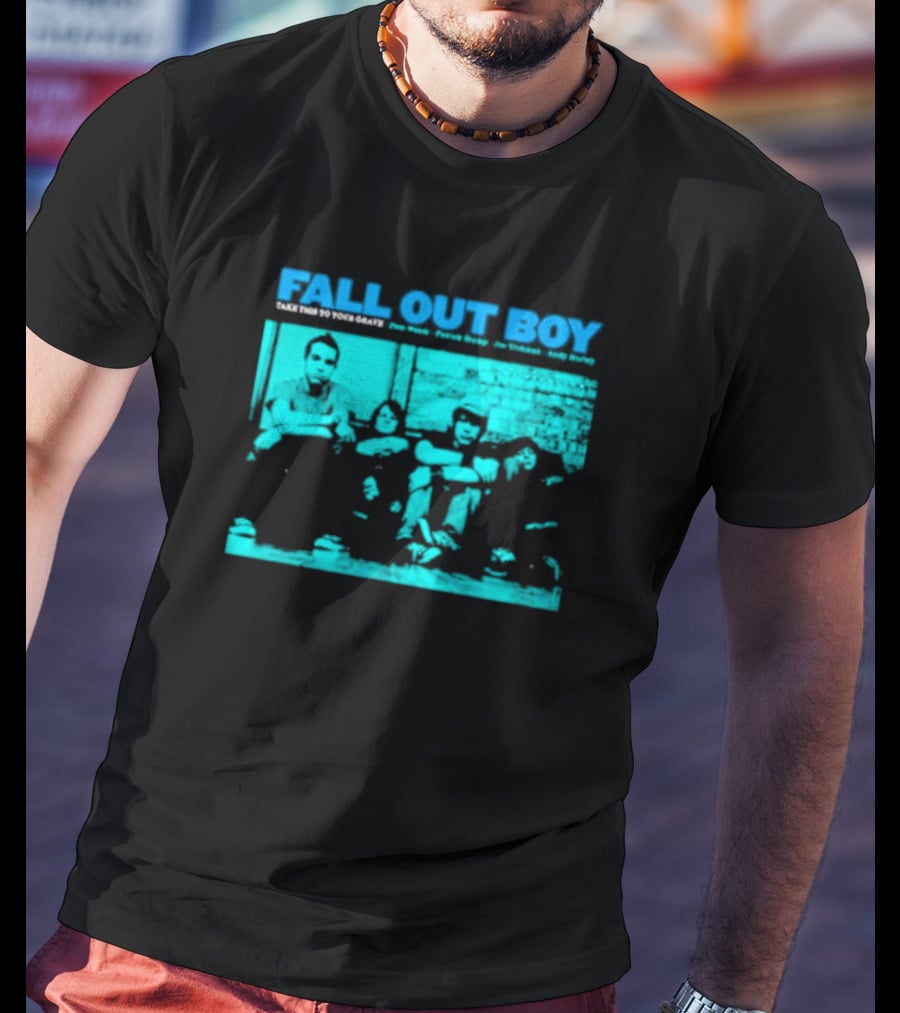 FALL OUT BOY Take This To Your Grave Pete Wentz Patrick Stump Joe Trohman Andy Hurley T-Shirt