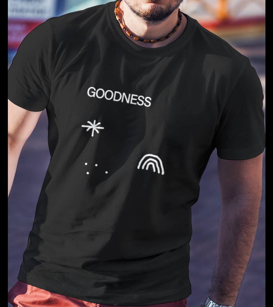 GOODNESS Star Rainbow And Dots By Chris Stedman T-Shirt