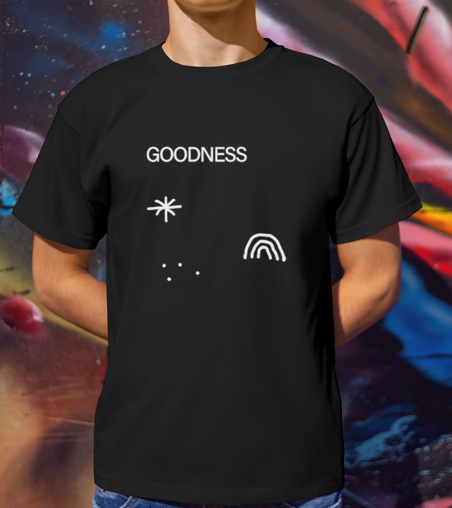 GOODNESS Star Rainbow And Dots By Chris Stedman T-Shirt
