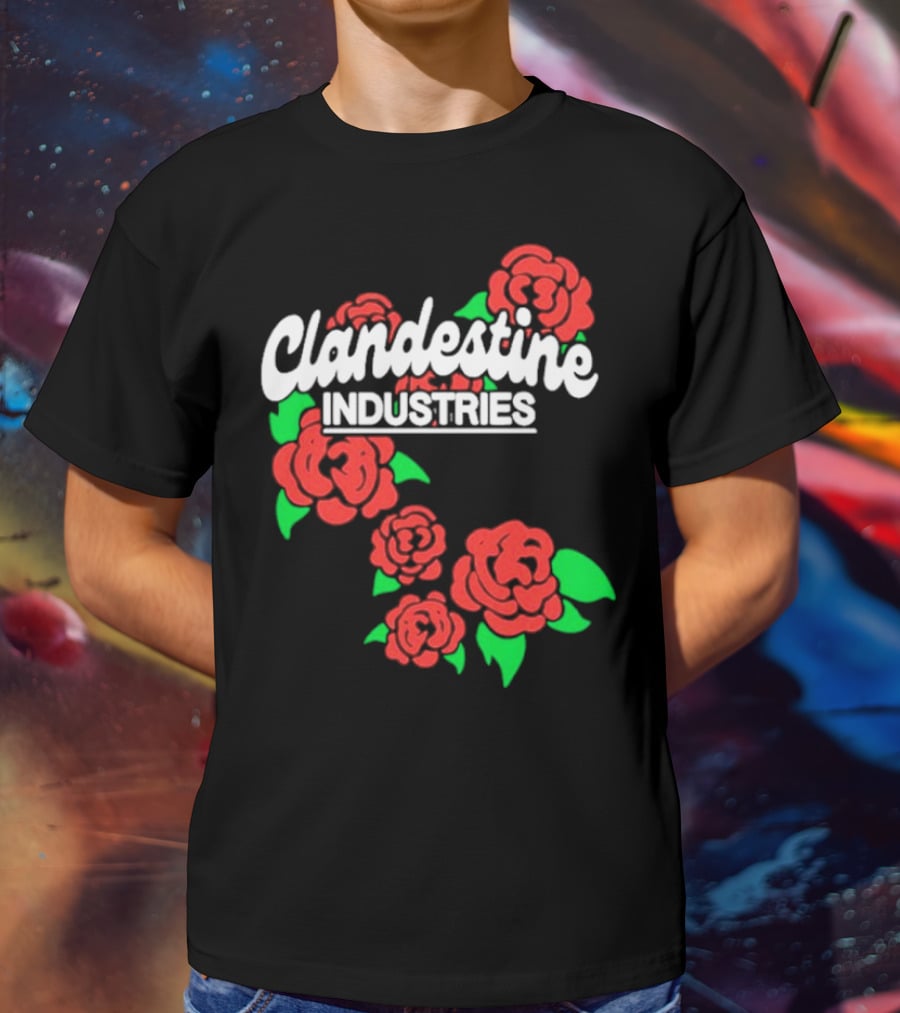 Clandestine Industries Red Roses T-Shirt