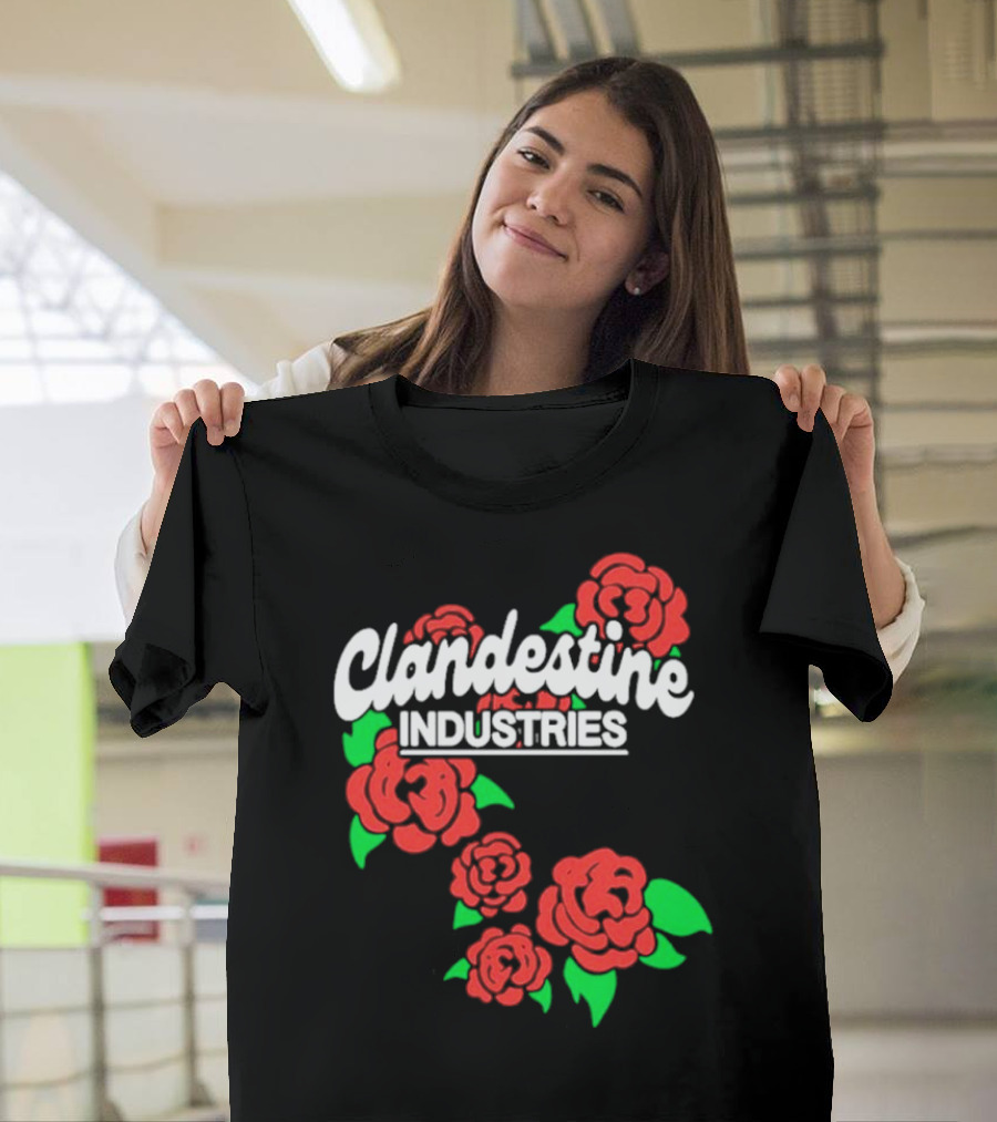 Clandestine Industries Red Roses T-Shirt