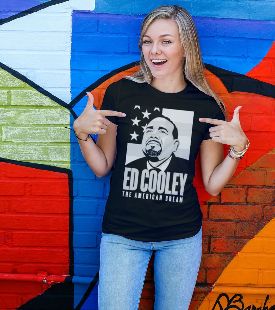 Ed Cooley The American Dream USA Flag T-Shirt