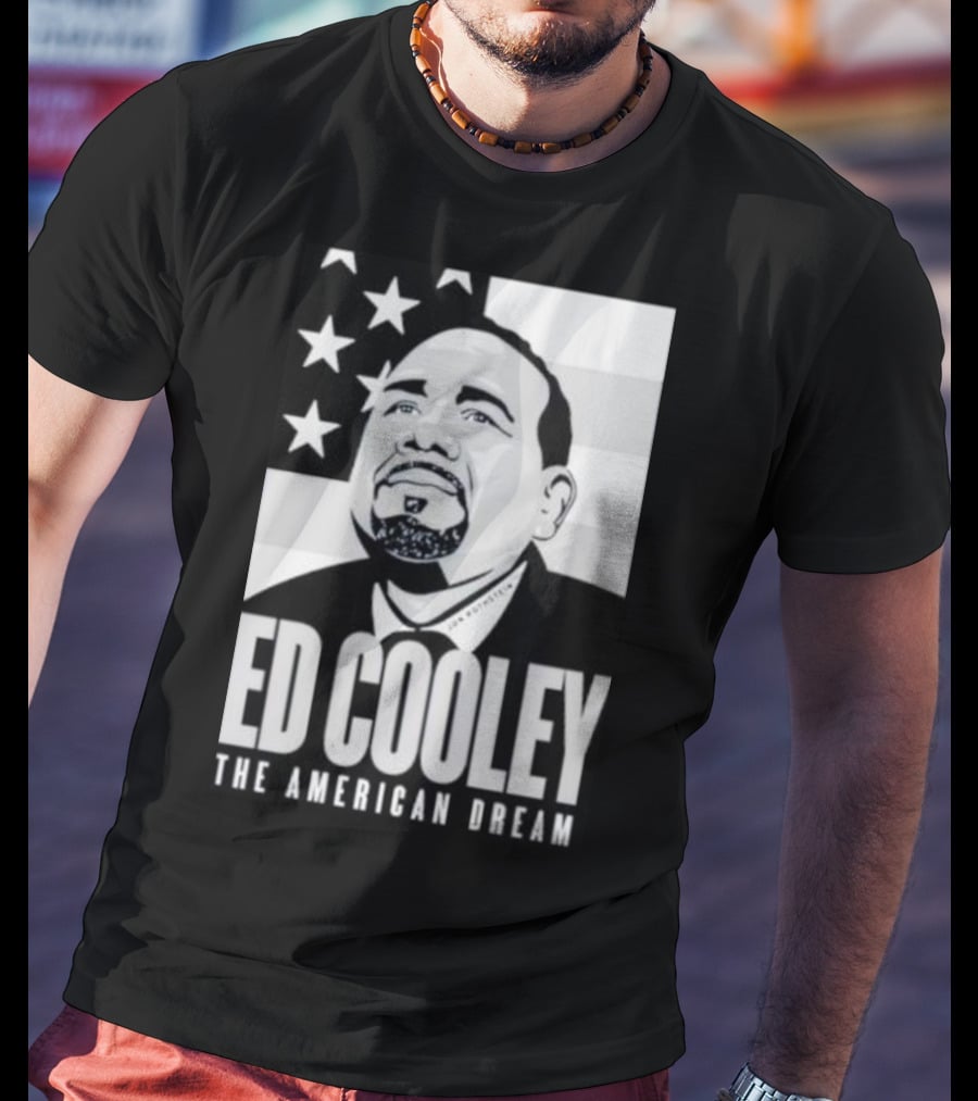 Ed Cooley The American Dream USA Flag T-Shirt