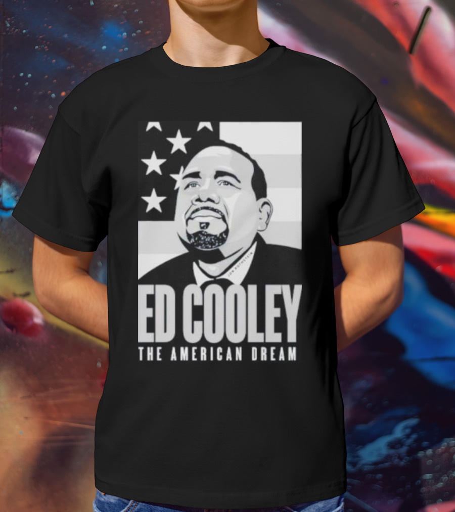 Ed Cooley The American Dream USA Flag T-Shirt