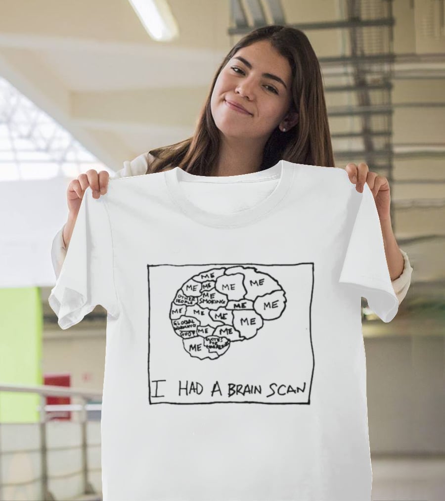 I Had A Brain Scan Me Me Me Me Me Me Me Me Me Global Dominance Me Smoking Me Me Poker Me T-Shirt