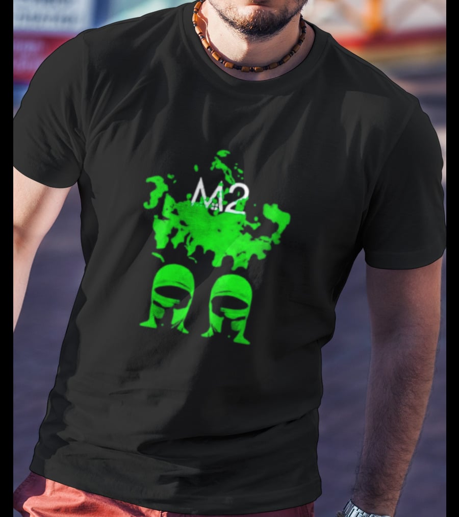 Mansionz M2 Green Mask Duo T-Shirt