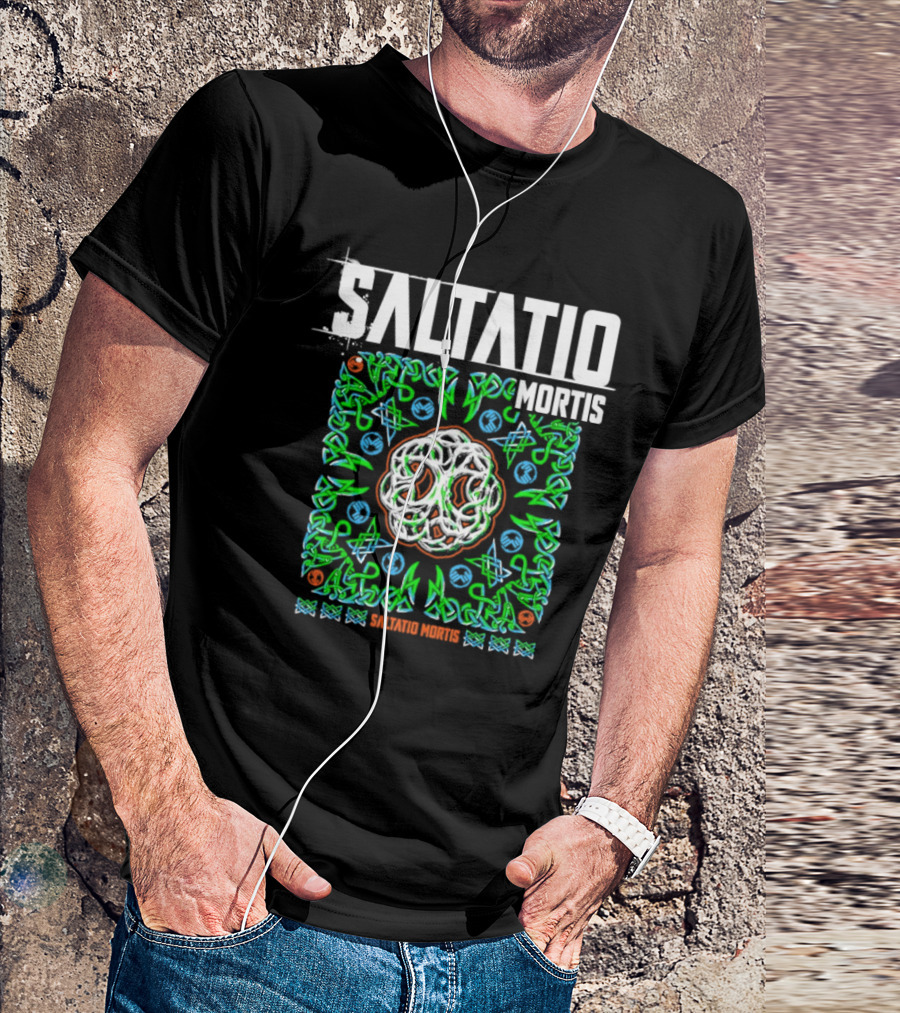 Saltatio Mortis Celtic Knotwork Green Mystical T-Shirt