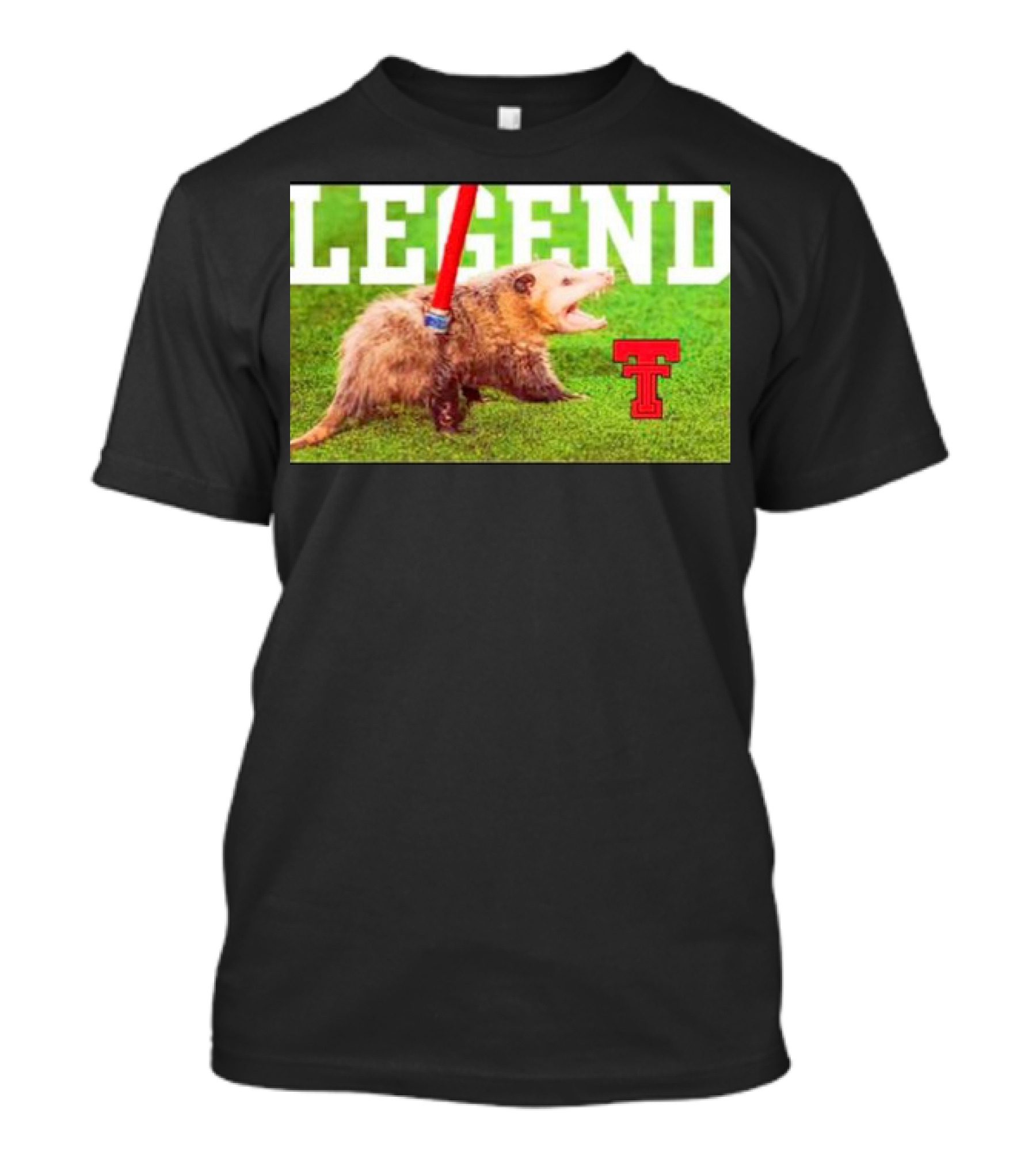 Opossum Legend Texas Tech Football T-Shirt