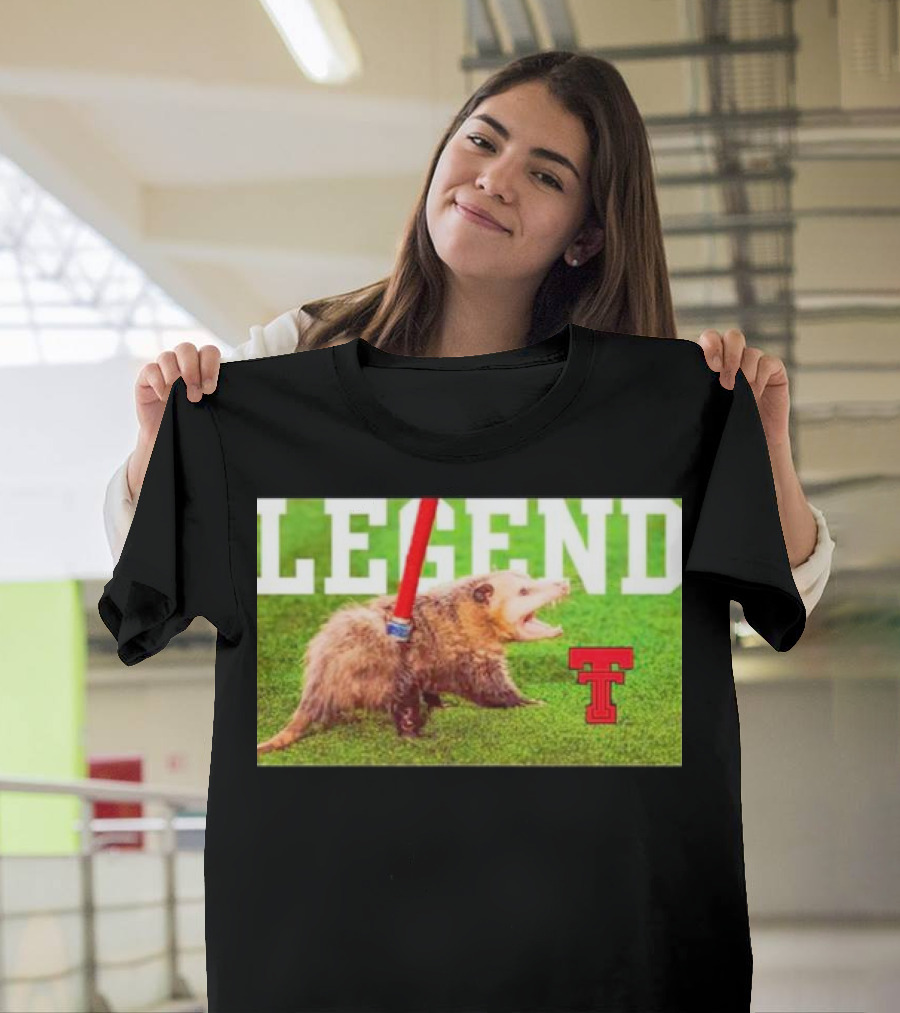 Opossum Legend Texas Tech Football T-Shirt